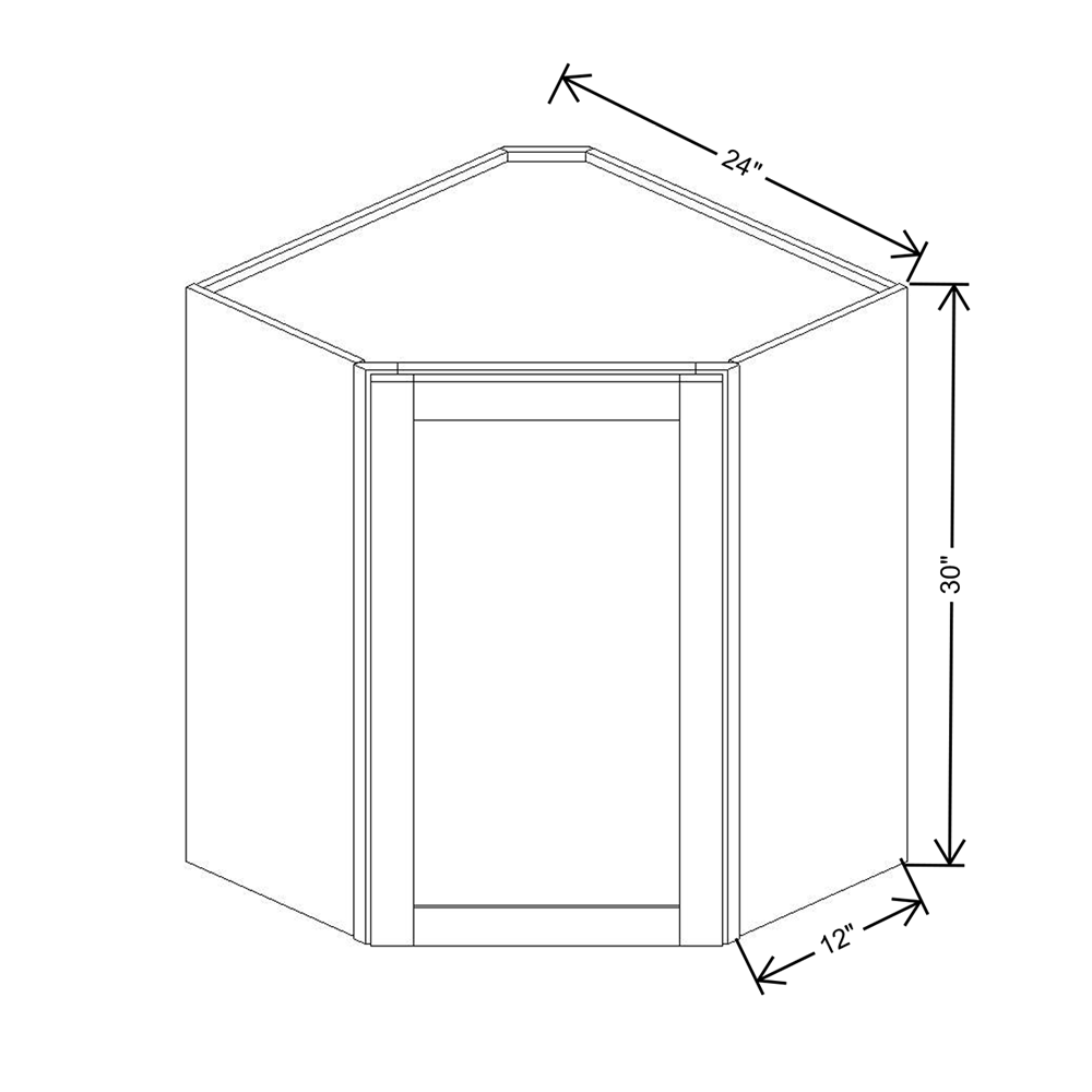 Wolf Classic Grove Terrain Stain 24"W X 30"H Wall Diagonal