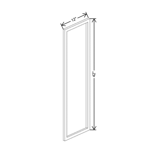 CNC Concord Park Ave Ocean 12" W X 42" H Decorative End