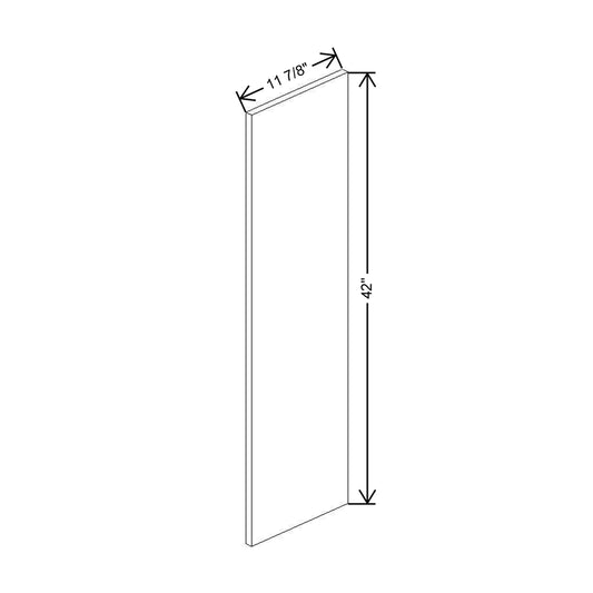 CNC Classic Highland White 12" W X 42" H Decorative End