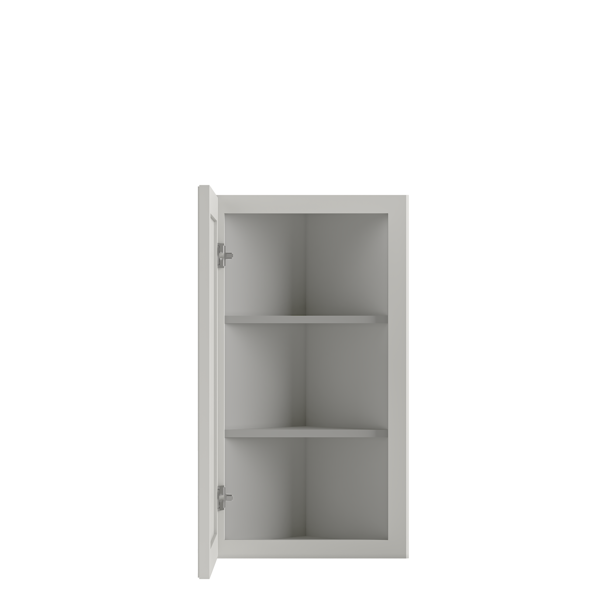 Wall End Kitchen Cabinet WEC1230 Milan Pearl 12 in. width 30 in. height 12 in. depth