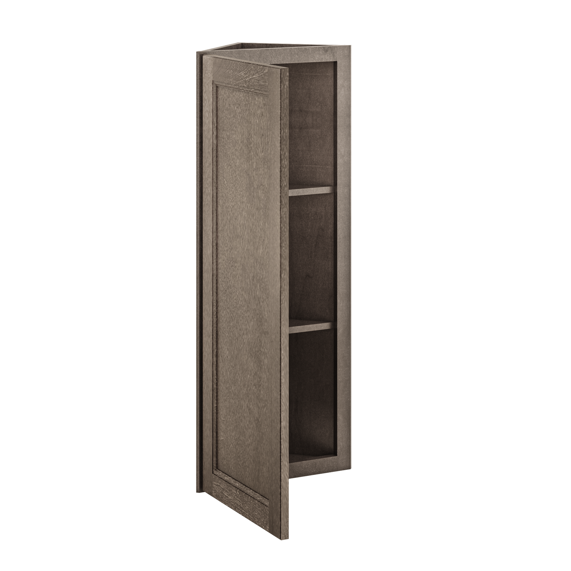 Wall End Kitchen Cabinet WEC1242 Milan Slate 12 in. width 42 in. height 12 in. depth