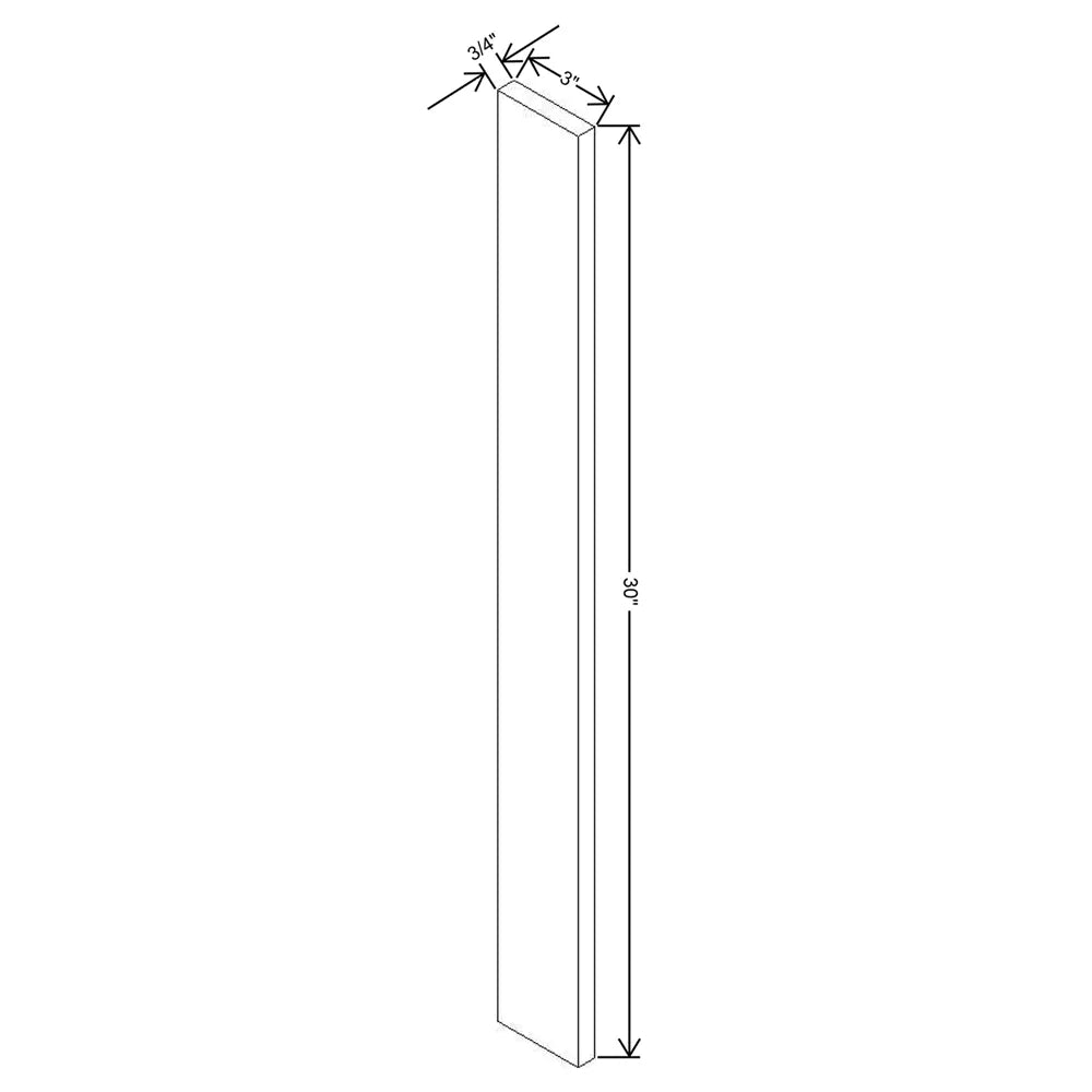 J&K Pure B5 Wall Filler 3" W x 30" H