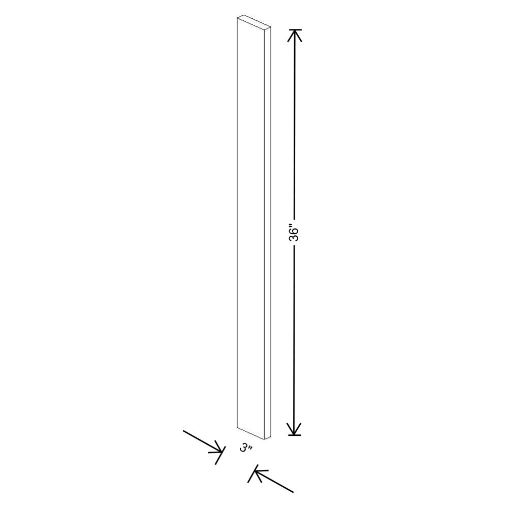Fabuwood Illume Tuscany Olmo 3  Wall Filler