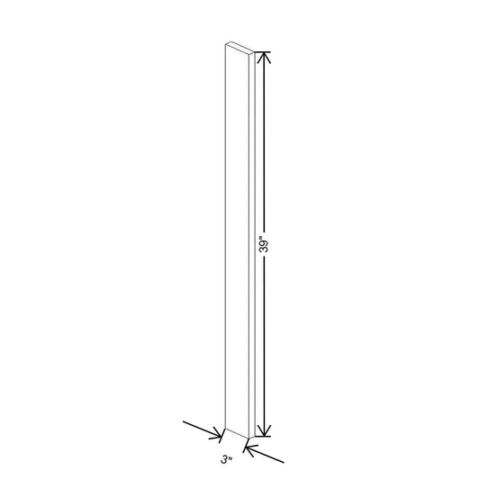 Fabuwood Allure Luna Indigo 3" W X 39" H Wall Filler