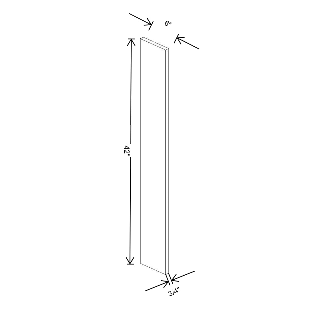 Cubitac Imperial Artisan Moss 6"W X 42"H Wall Filler