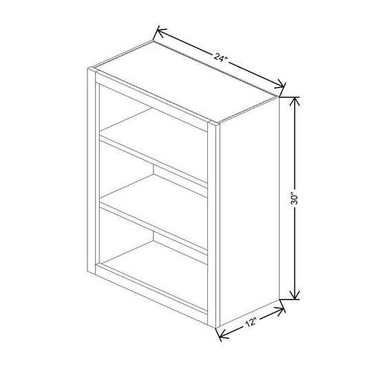 Cubitac Prestige Dover Latte 24" W X 30" H Finished Interior Cabinet