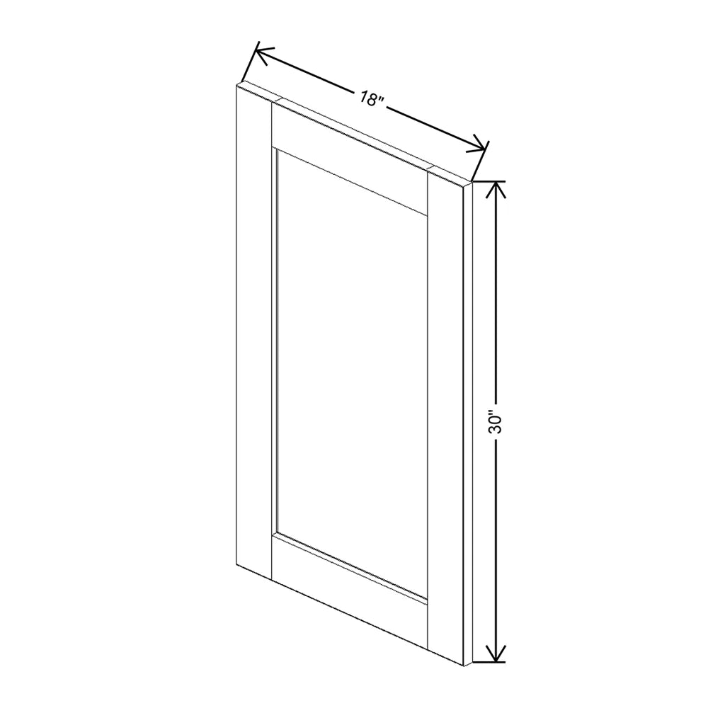 J&K Butterscotch B8 Dummy Insert Door Panel 18" W x 30" H