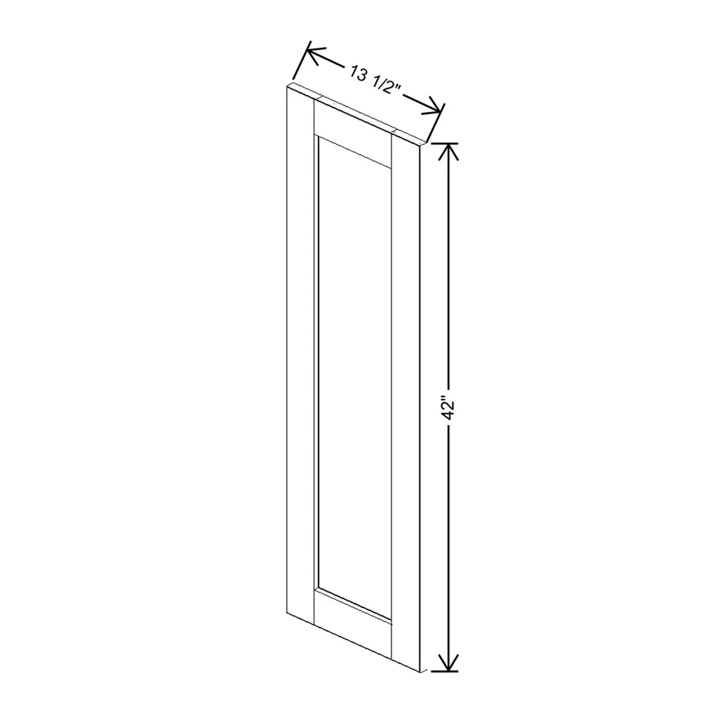 J&K Sage E3 Dummy Insert Door Panel 13 1/2" W x 42" H