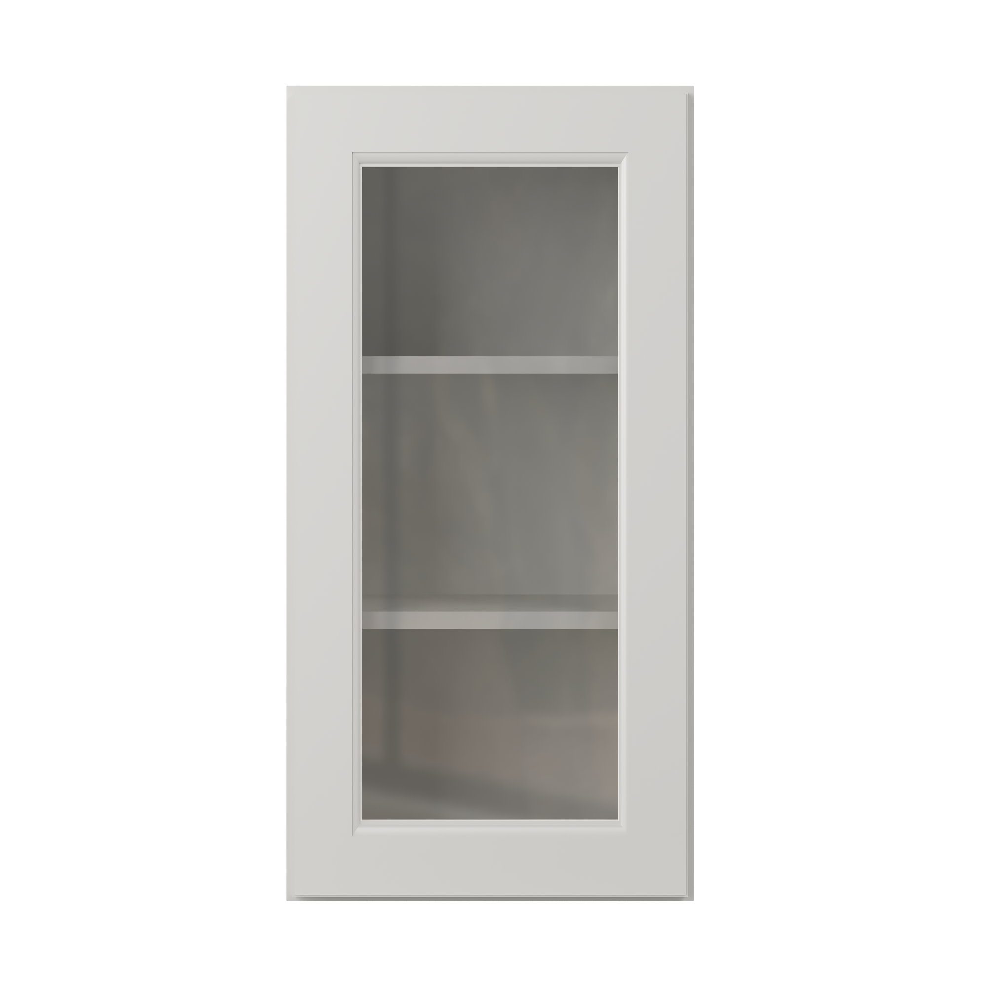 Mullion Door Wall Kitchen Cabinet WMD1530 15 in. width 30 in. height 12 in. depth - Milan Pearl