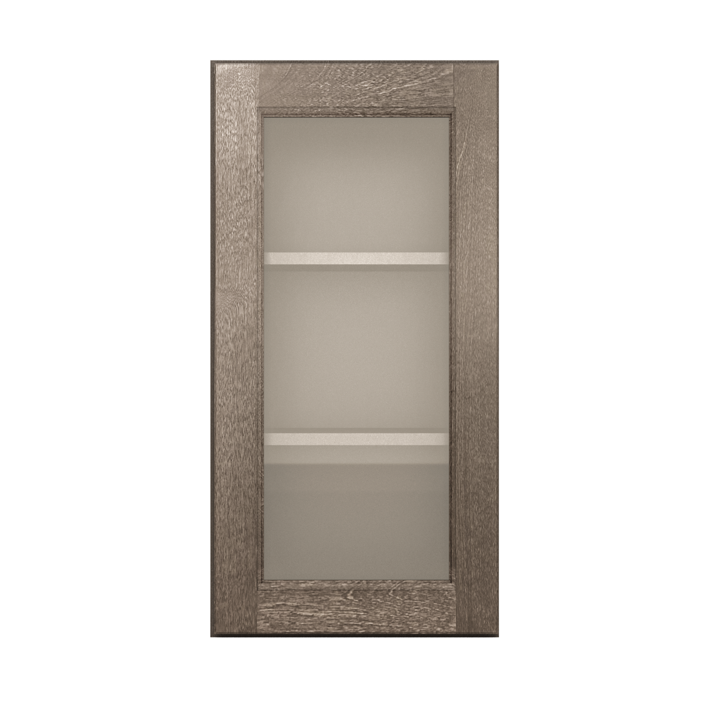 Mullion Door Wall Kitchen Cabinet WMD1530 15 in. width 30 in. height 12 in. depth - Milan Slate