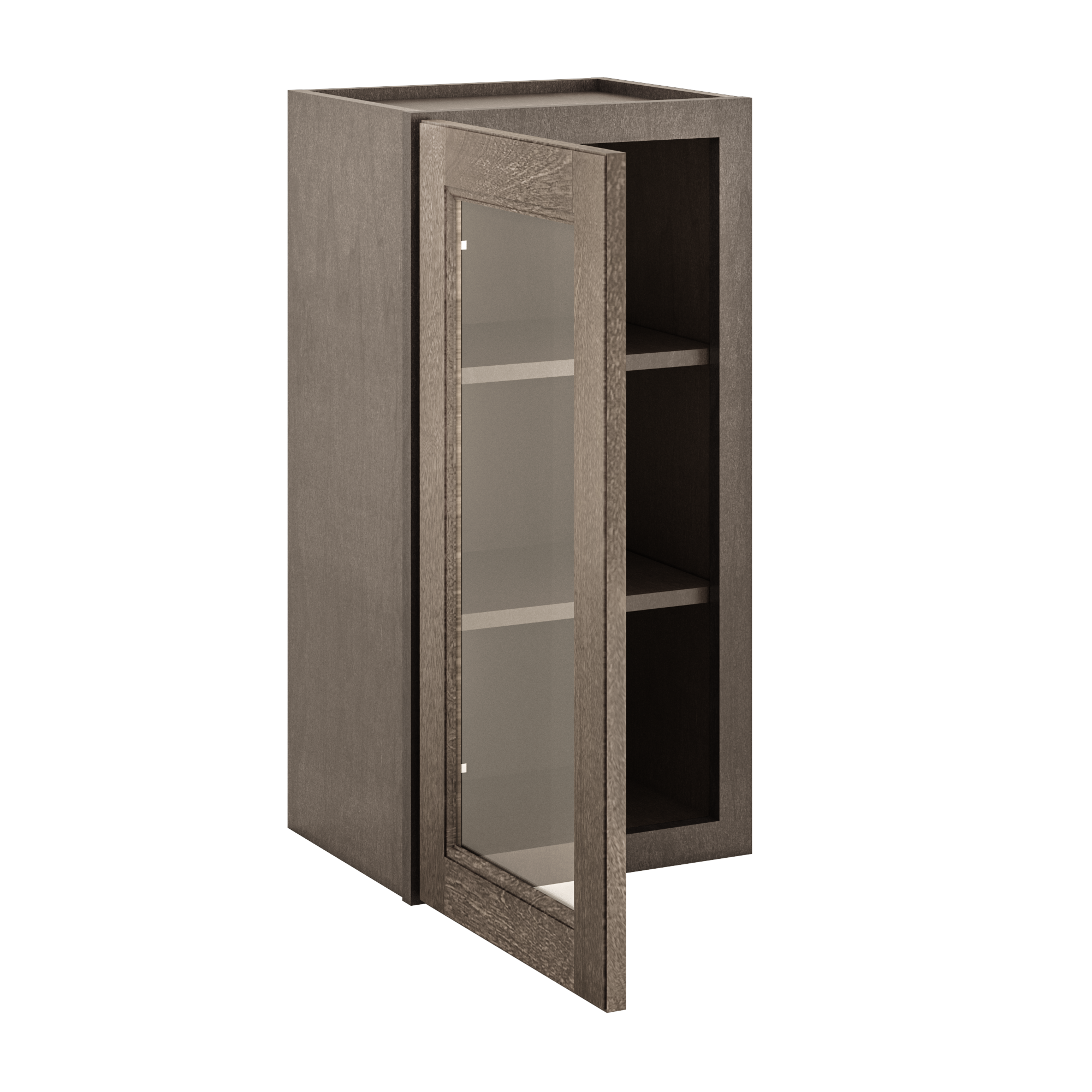 Mullion Door Wall Kitchen Cabinet WMD1530 15 in. width 30 in. height 12 in. depth - Milan Slate