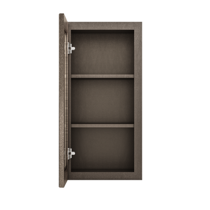 Mullion Door Wall Kitchen Cabinet WMD1530 15 in. width 30 in. height 12 in. depth - Milan Slate