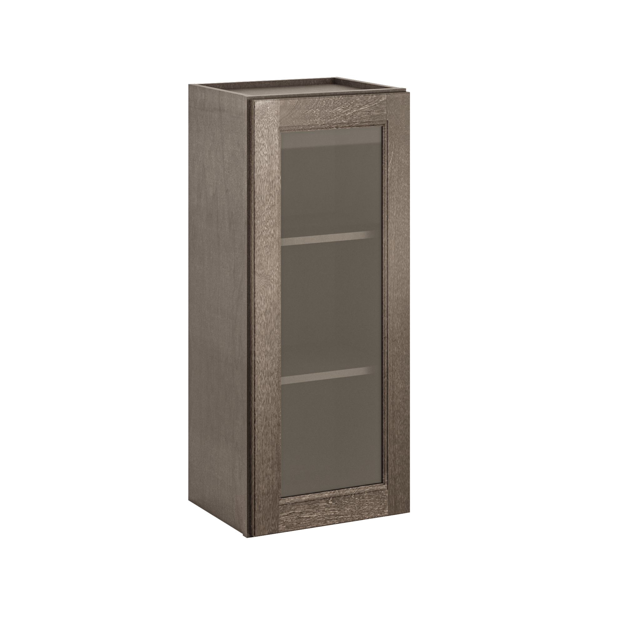 Mullion Door Wall Kitchen Cabinet WMD1536 Milan Slate 15 in. width 36 in. height 12 in. depth