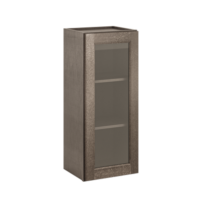 Mullion Door Wall Kitchen Cabinet WMD1536 Milan Slate 15 in. width 36 in. height 12 in. depth