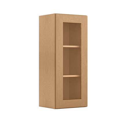 Mullion Door Wall Kitchen Cabinet WMD1536 Shaker Toffee 15 in. width 36 in. height 12 in. depth