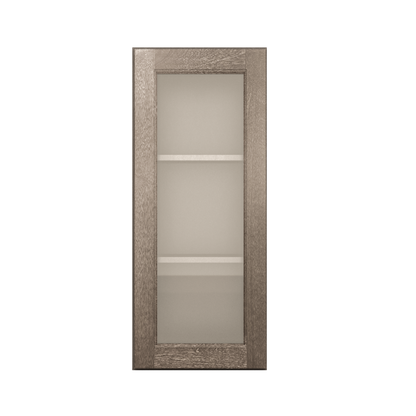 Mullion Door Wall Kitchen Cabinet WMD1536 Milan Slate 15 in. width 36 in. height 12 in. depth