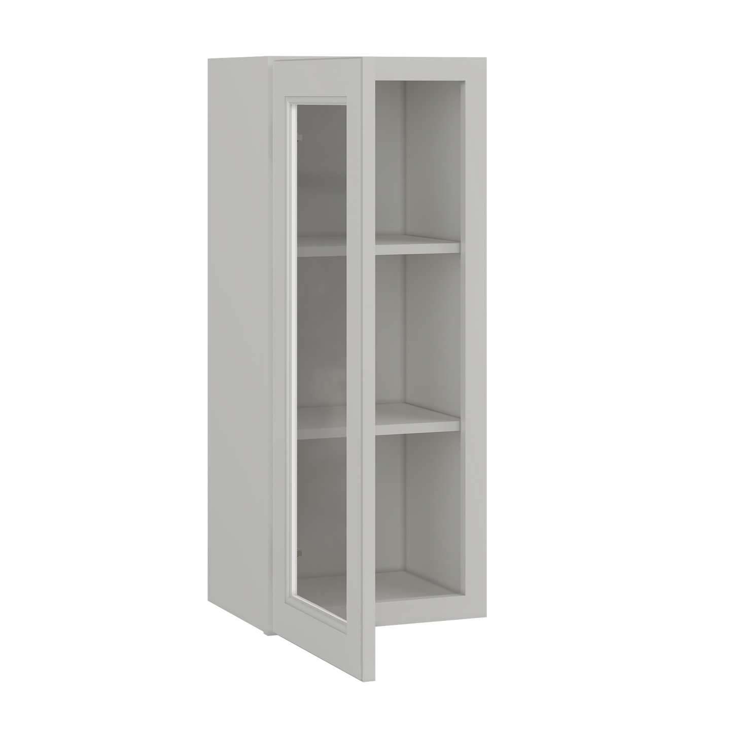 Mullion Door Wall Kitchen Cabinet WMD1536 Milan Pearl 15 in. width 36 in. height 12 in. depth