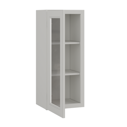 Mullion Door Wall Kitchen Cabinet WMD1536 Milan Pearl 15 in. width 36 in. height 12 in. depth