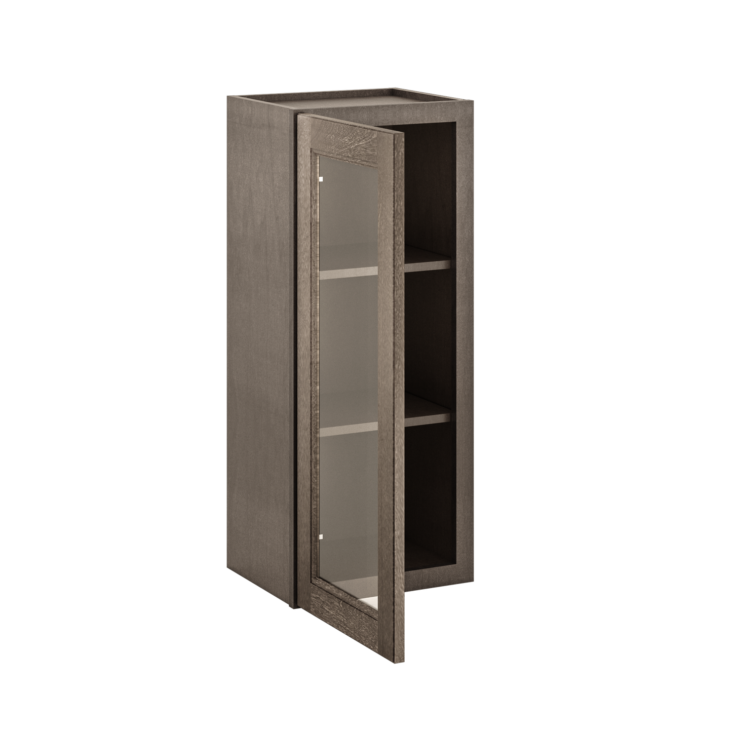 Mullion Door Wall Kitchen Cabinet WMD1536 Milan Slate 15 in. width 36 in. height 12 in. depth