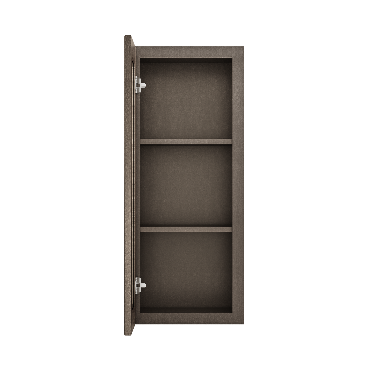 Mullion Door Wall Kitchen Cabinet WMD1536 Milan Slate 15 in. width 36 in. height 12 in. depth