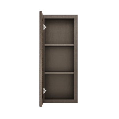 Mullion Door Wall Kitchen Cabinet WMD1536 Milan Slate 15 in. width 36 in. height 12 in. depth