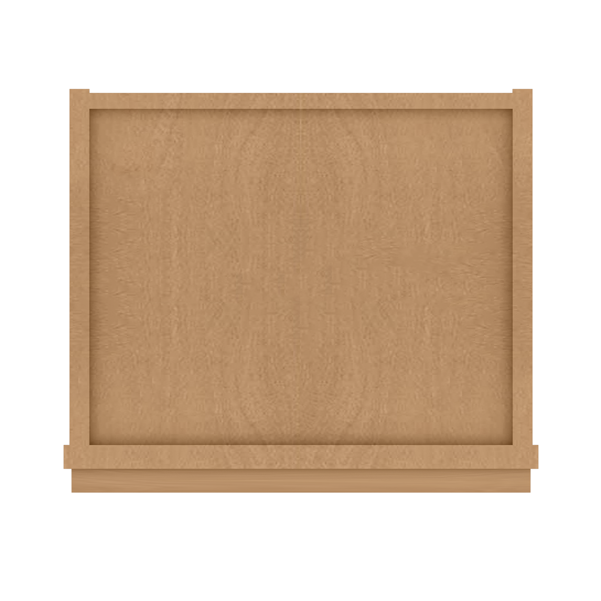 Mullion Door Wall Kitchen Cabinet WMD1536 Shaker Toffee 15 in. width 36 in. height 12 in. depth