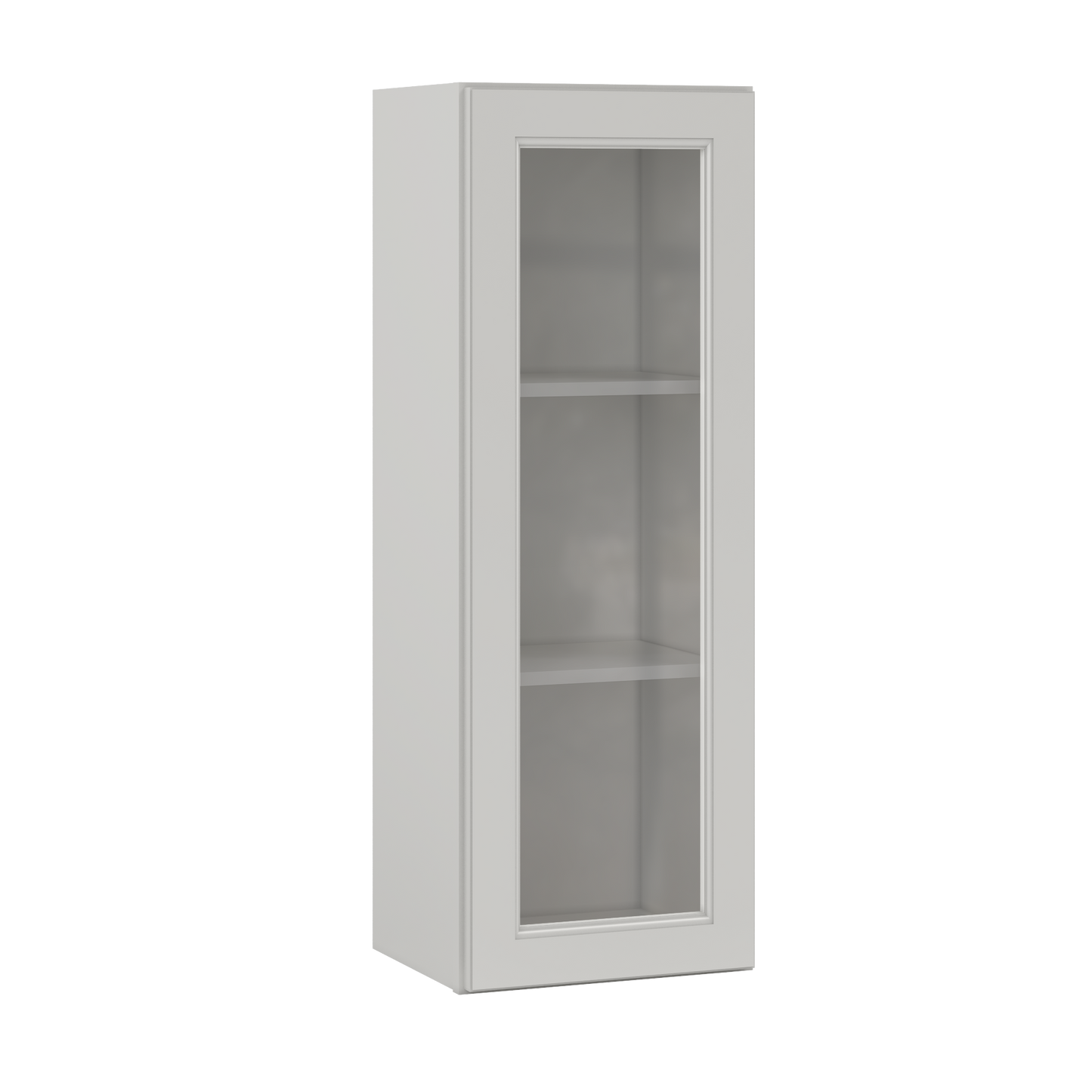 Mullion Door Wall Kitchen Cabinet WMD1542 Milan Pearl 15 in. width 42 in. height 12 in. depth