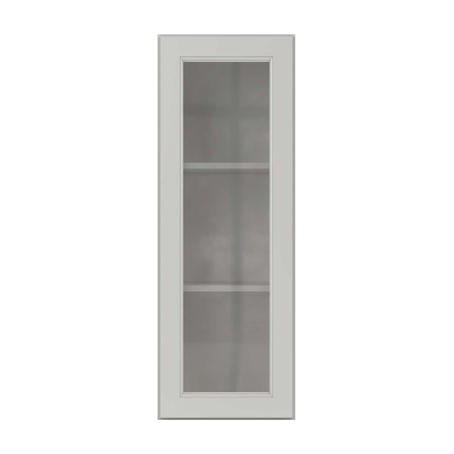 Mullion Door Wall Kitchen Cabinet WMD1542 Milan Pearl 15 in. width 42 in. height 12 in. depth