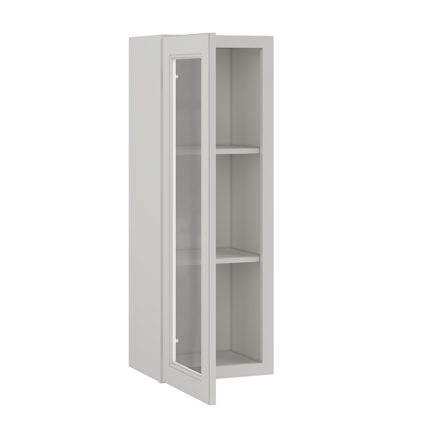 Mullion Door Wall Kitchen Cabinet WMD1542 Milan Pearl 15 in. width 42 in. height 12 in. depth