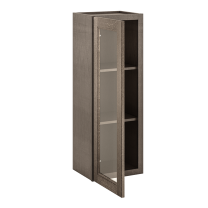 Mullion Door Wall Kitchen Cabinet WMD1542 Milan Slate 15 in. width 42 in. height 12 in. depth