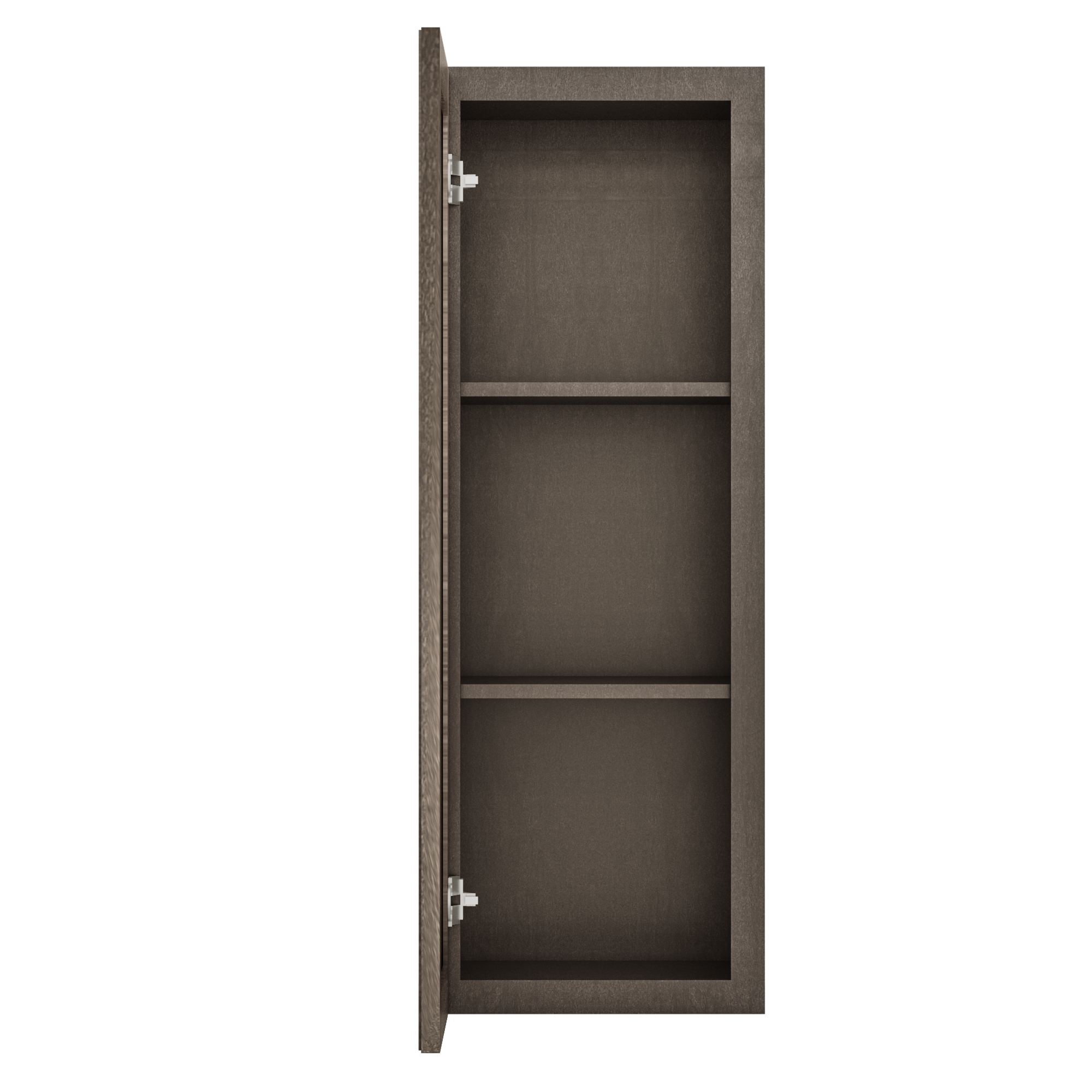 Mullion Door Wall Kitchen Cabinet WMD1542 Milan Slate 15 in. width 42 in. height 12 in. depth