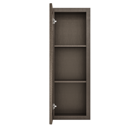 Mullion Door Wall Kitchen Cabinet WMD1542 Milan Slate 15 in. width 42 in. height 12 in. depth