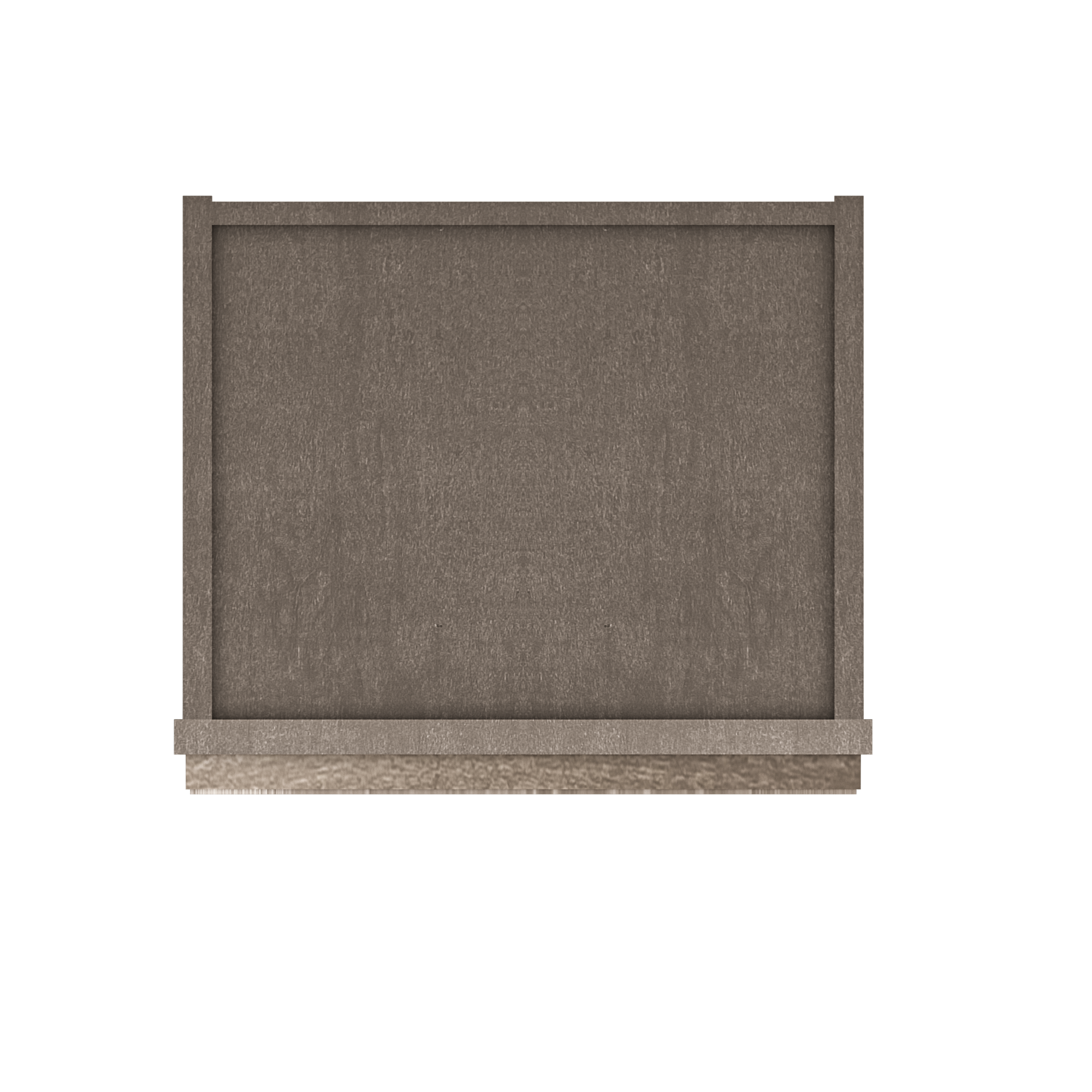 Mullion Door Wall Kitchen Cabinet WMD1542 Milan Slate 15 in. width 42 in. height 12 in. depth