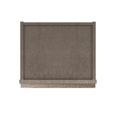 Mullion Door Wall Kitchen Cabinet WMD1542 Milan Slate 15 in. width 42 in. height 12 in. depth