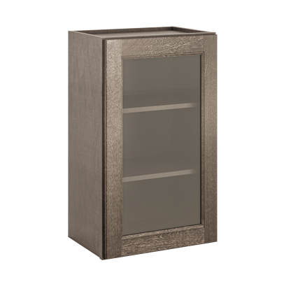 Mullion Door Wall Kitchen Cabinet WMD1830 Milan Slate 18 in. width 30 in. height 12 in. depth