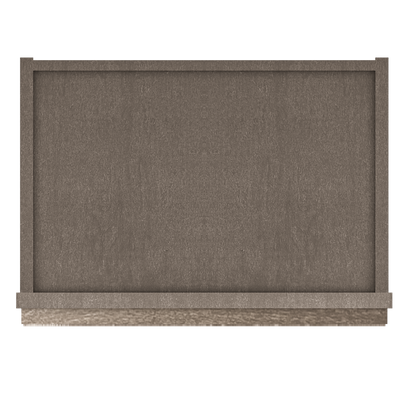 Mullion Door Wall Kitchen Cabinet WMD1830 Milan Slate 18 in. width 30 in. height 12 in. depth