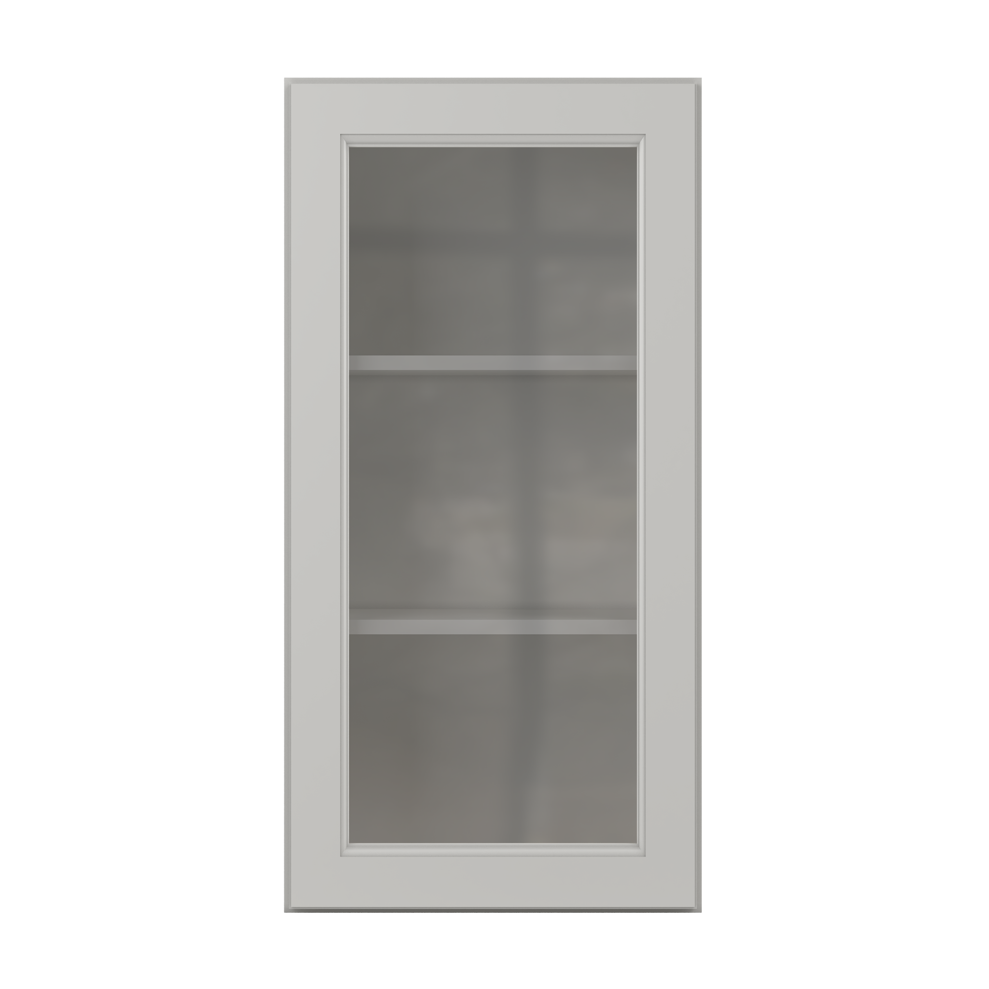 Mullion Door Wall Kitchen Cabinet WMD1836 Milan Pearl 18 in. width 36 in. height 12 in. depth