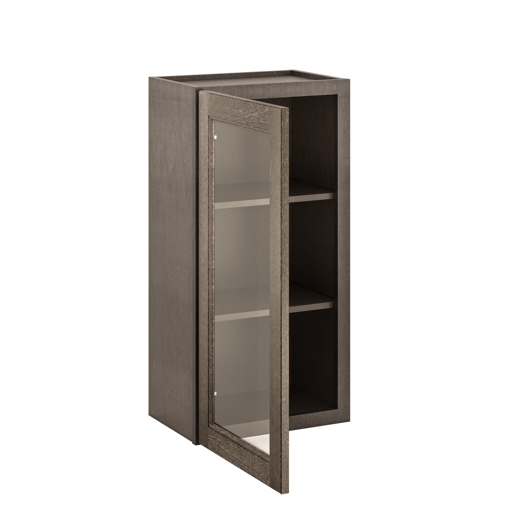 Mullion Door Wall Kitchen Cabinet WMD1836 Milan Slate 18 in. width 36 in. height 12 in. depth