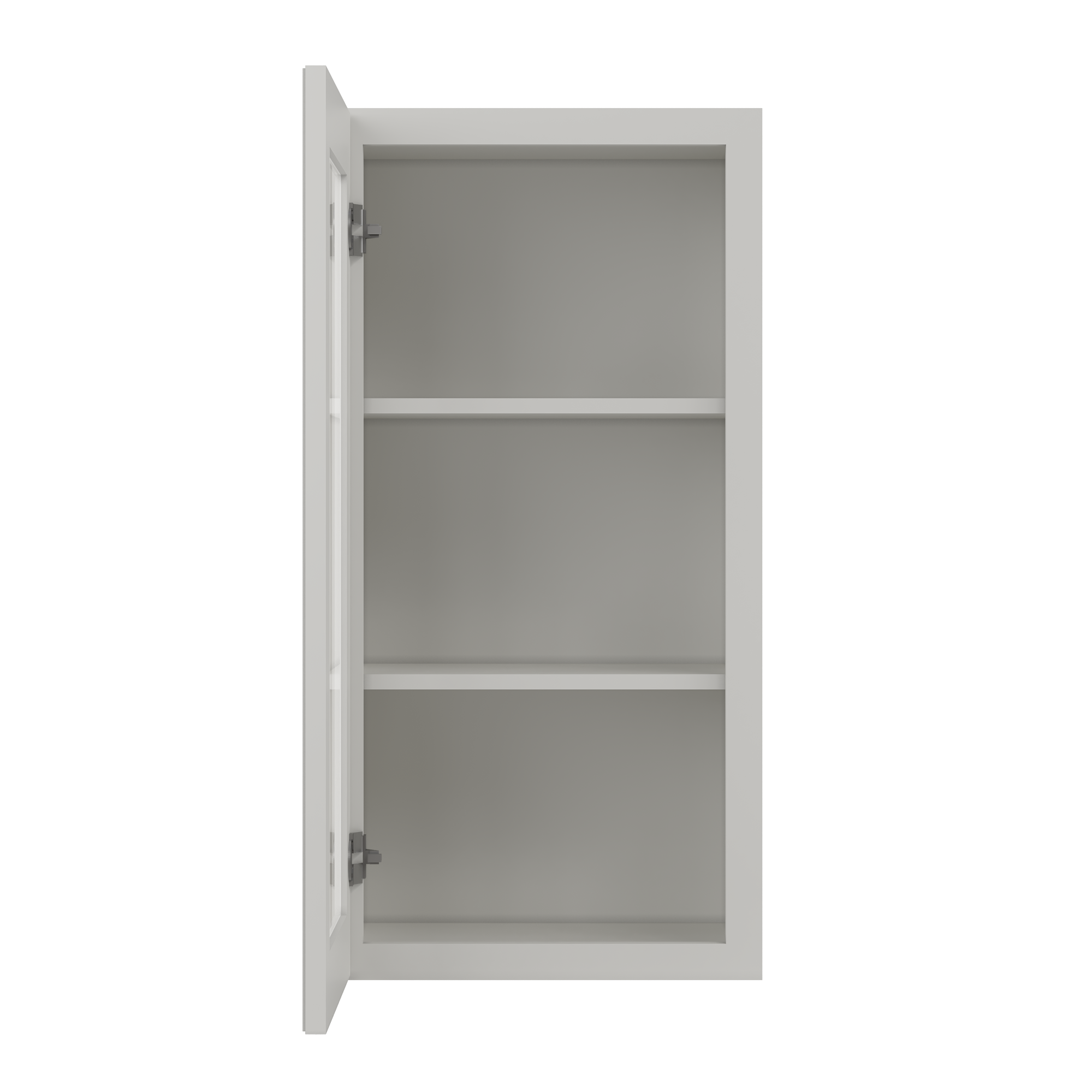 Mullion Door Wall Kitchen Cabinet WMD1836 Milan Pearl 18 in. width 36 in. height 12 in. depth