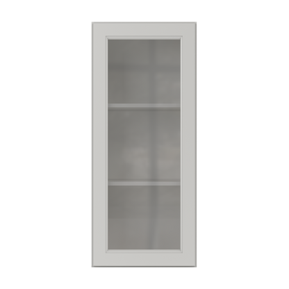 Mullion Door Wall Kitchen Cabinet WMD1842 Milan Pearl 18 in. width 42 in. height 12 in. depth