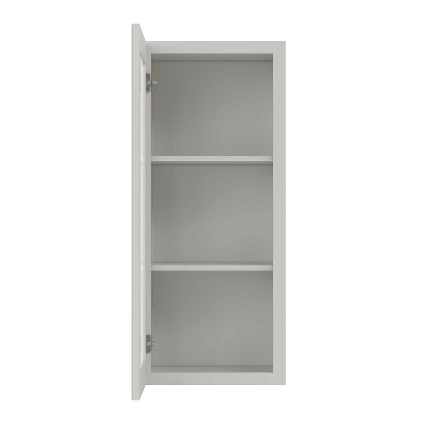 Mullion Door Wall Kitchen Cabinet WMD1842 Milan Pearl 18 in. width 42 in. height 12 in. depth