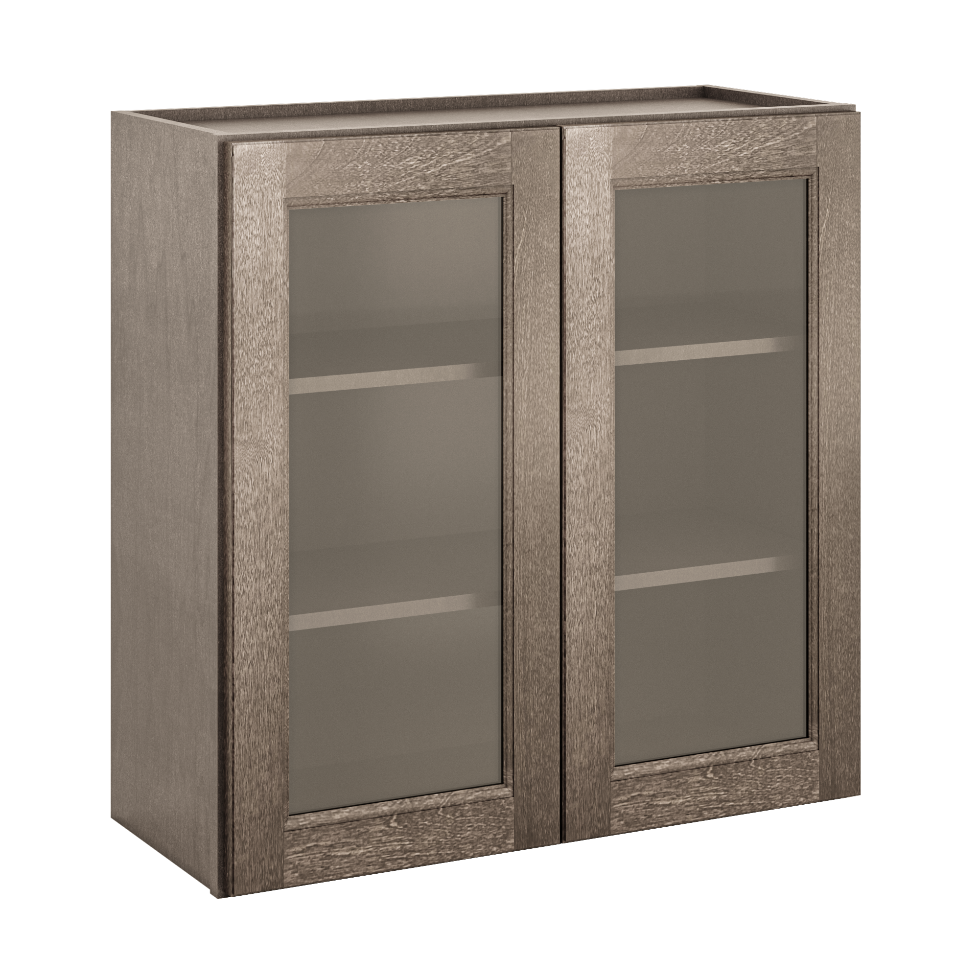 Mullion Door Wall Kitchen Cabinet WMD3030 Milan Slate 30 in. width 30 in. height 12 in. depth