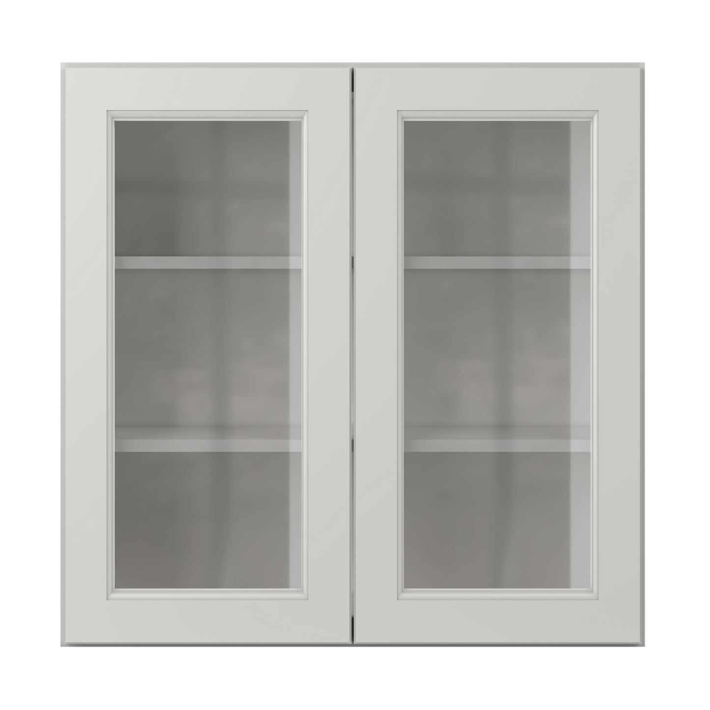 Mullion Door Wall Kitchen Cabinet WMD3030 Milan Pearl 30 in. width 30 in. height 12 in. depth