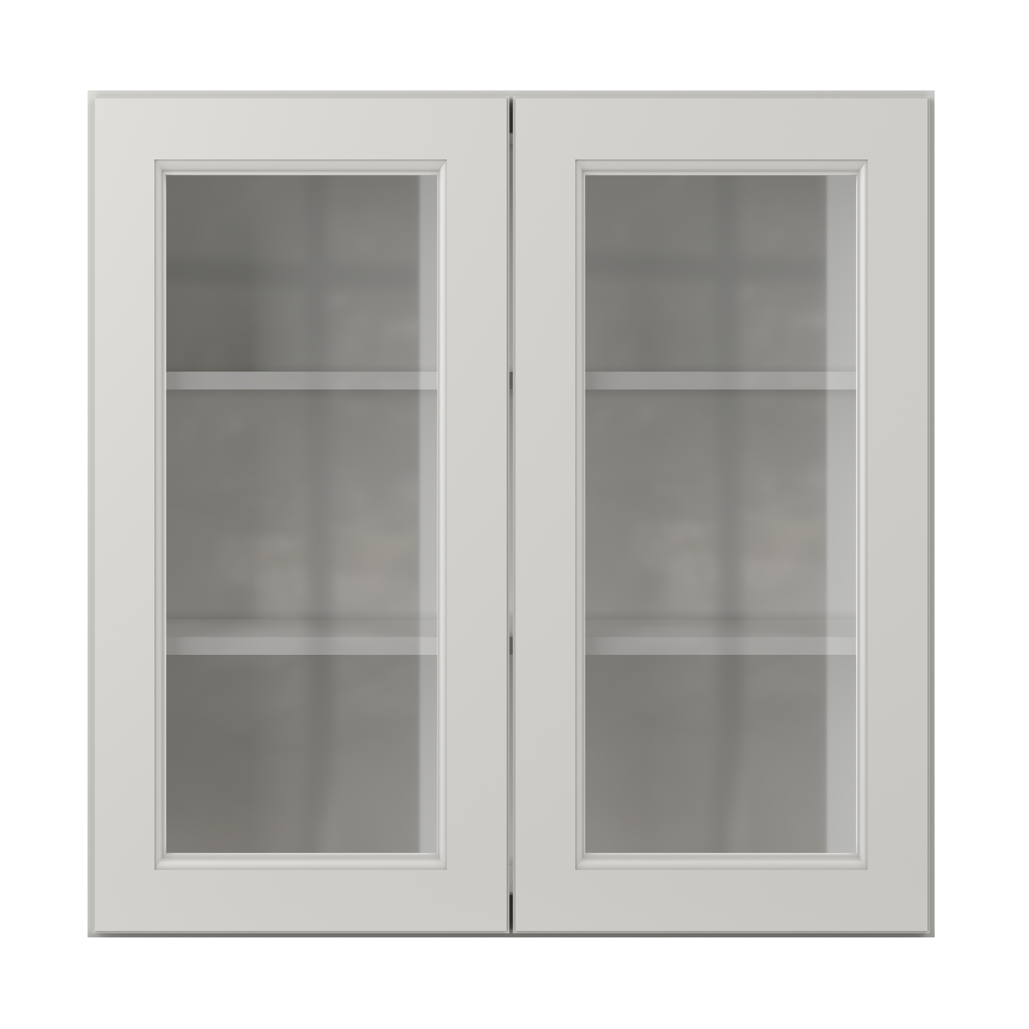 Mullion Door Wall Kitchen Cabinet WMD3030 Milan Pearl 30 in. width 30 in. height 12 in. depth