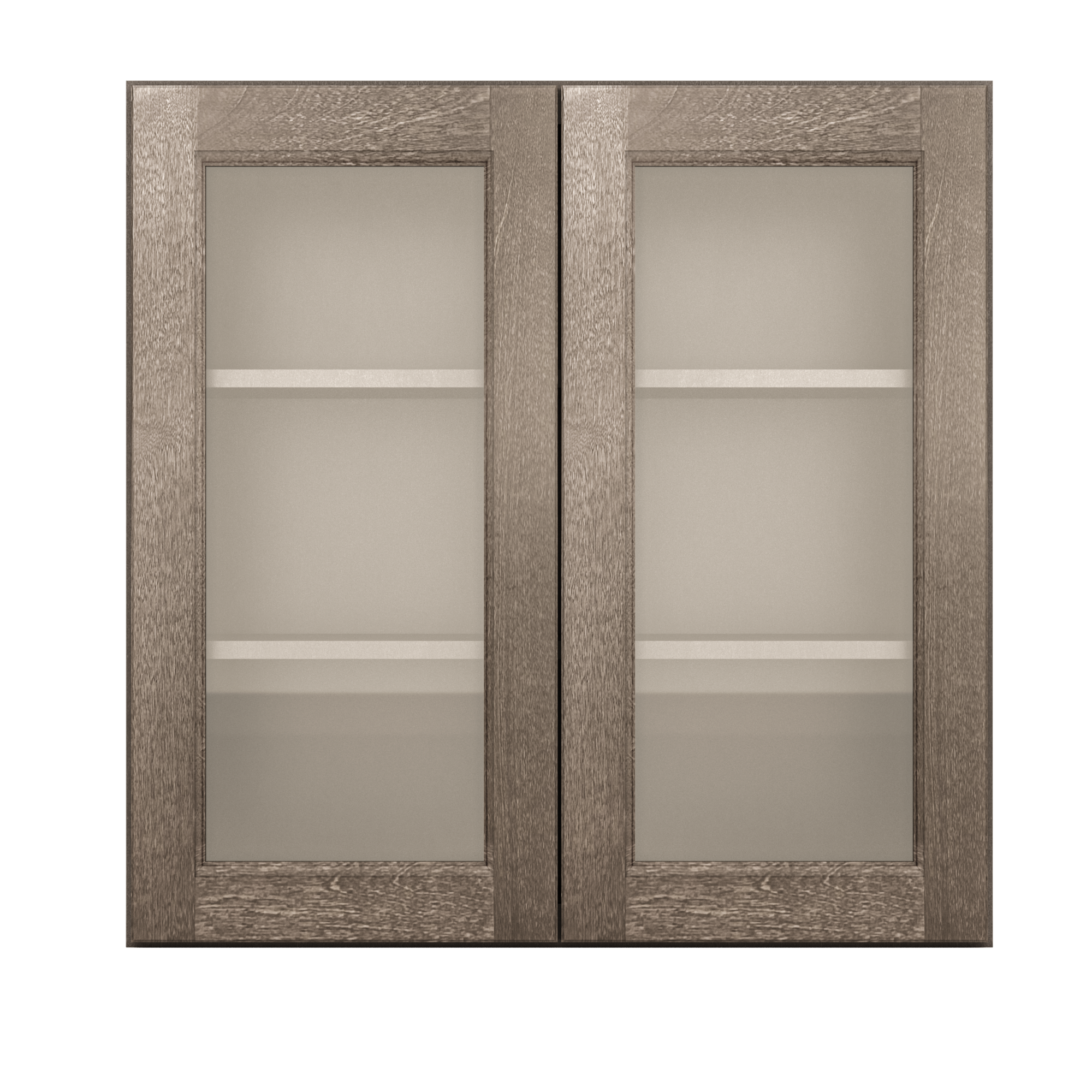 Mullion Door Wall Kitchen Cabinet WMD3030 Milan Slate 30 in. width 30 in. height 12 in. depth