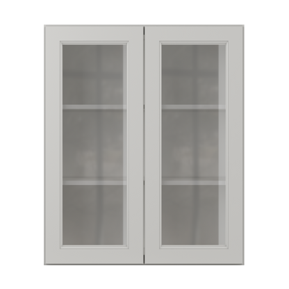 Mullion Door Wall Kitchen Cabinet WMD3036 Milan Pearl 30 in. width 36 in. height 12 in. depth