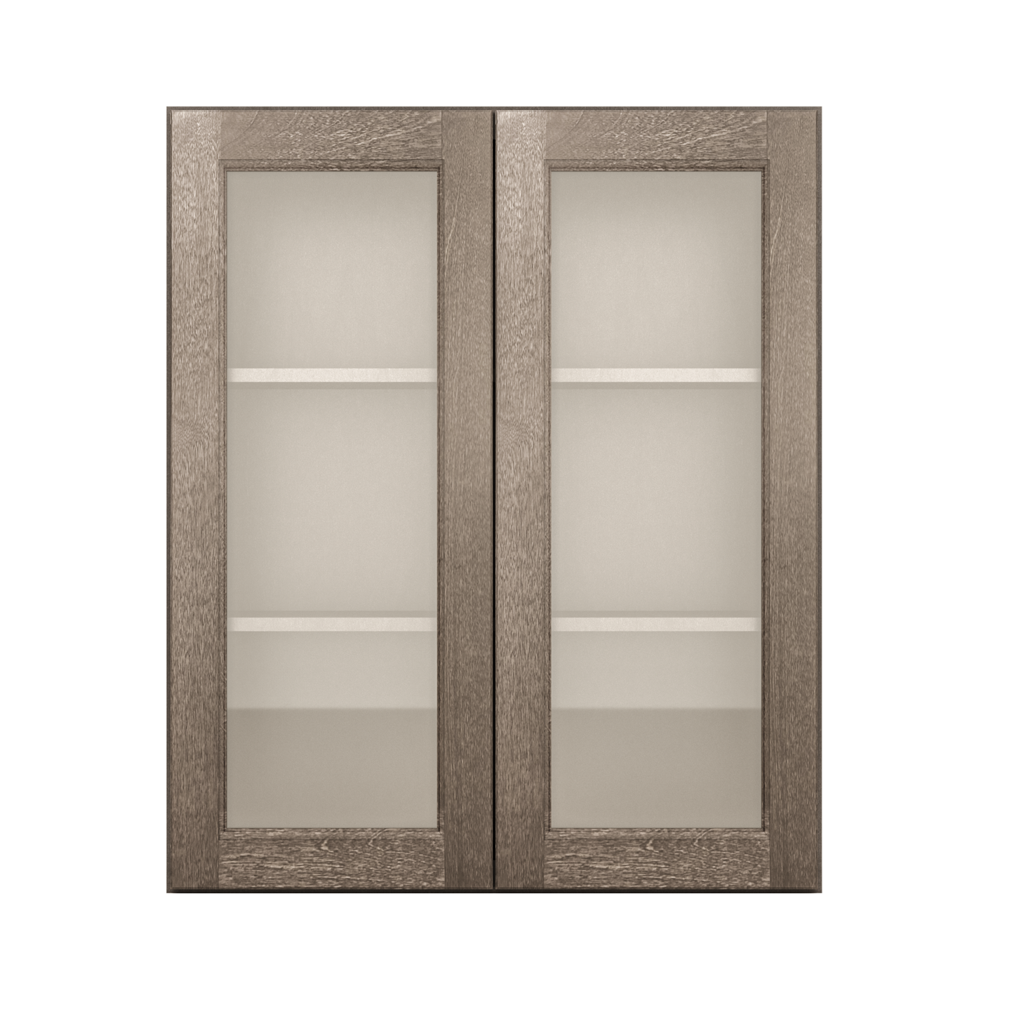 Mullion Door Wall Kitchen Cabinet WMD3036 Milan Slate 30 in. width 36 in. height 12 in. depth