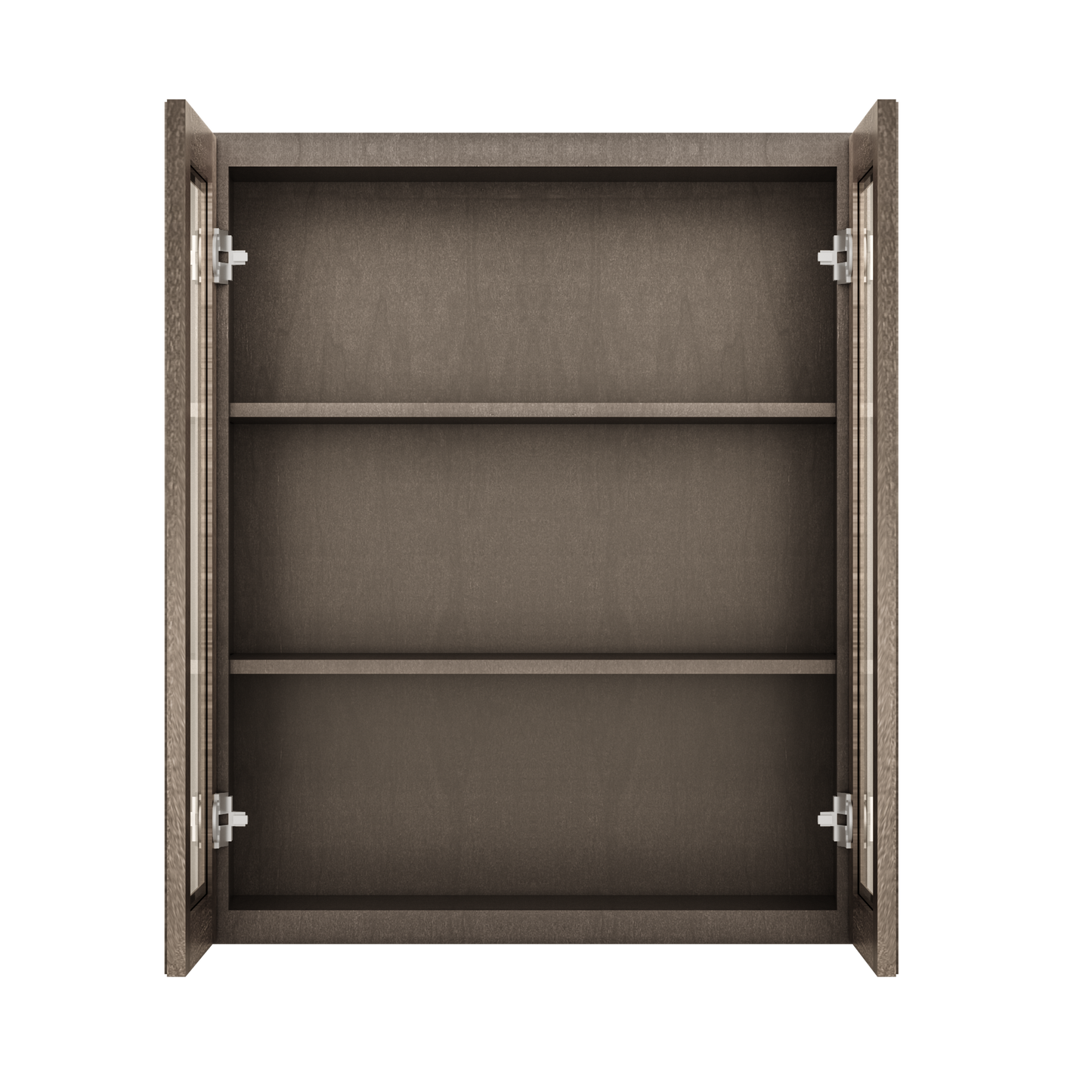 Mullion Door Wall Kitchen Cabinet WMD3036 Milan Slate 30 in. width 36 in. height 12 in. depth