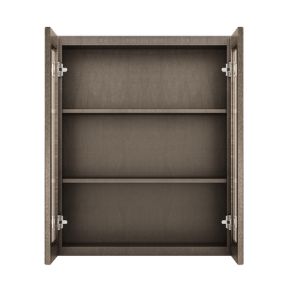 Mullion Door Wall Kitchen Cabinet WMD3036 Milan Slate 30 in. width 36 in. height 12 in. depth