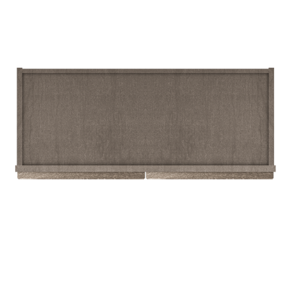 Mullion Door Wall Kitchen Cabinet WMD3036 Milan Slate 30 in. width 36 in. height 12 in. depth